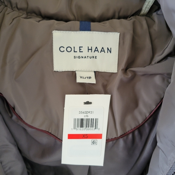 Cole Haan Signature Hodded Down & Feather Jacket - Picture 8 of 15
